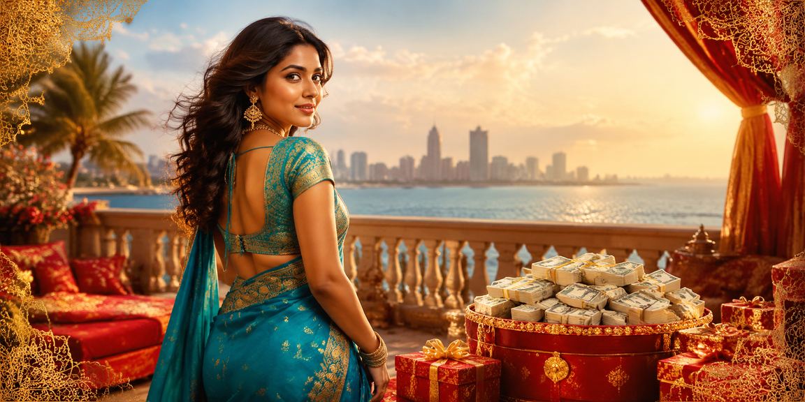 Indian woman playing casino games via l152 mobile site